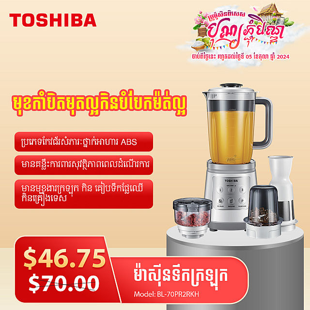 Toshiba Blender (1.5L)